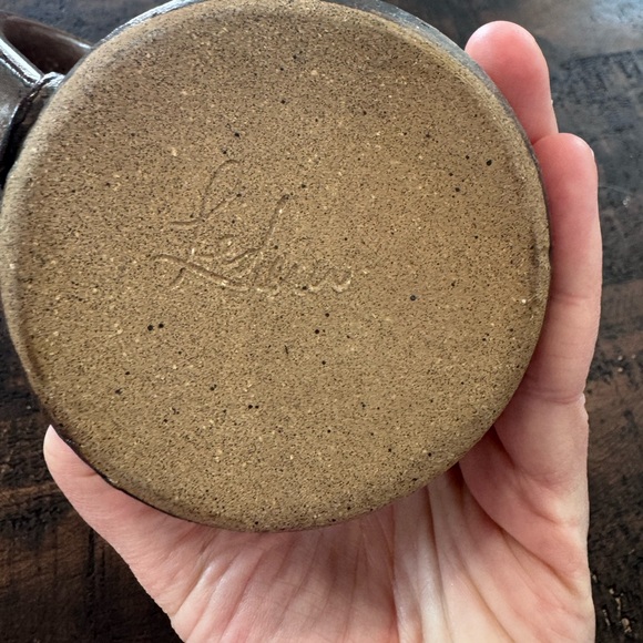 Set of 2 Vintage Lederer pottery mugs - Picture 5 of 10